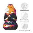 thumbnail image 4 of Daiia Colorful Skull Printed Car Seat Cover - Waterproof & Sweatproof - Universal Fit, Machine Washable, Non-Slip - Seat Protector for Car, Truck, SUV, Van (1 Pack), 4 of 5