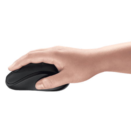 Logitech Full Size Wireless Mouse, Gray, Walmart Exclusive
