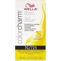 Wella COLOR CHARM, HAIR COLOR Liquid Haircolor 725/7g Sunlight Blonde Brown, 1.4 oz