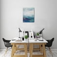 thumbnail image 7 of 12x16inch Bathroom Wall Art - Abstract Blue Ocean Canvas with Coastal Sunset & Sunrise Prints for Sea Lake Themed Home, 7 of 7