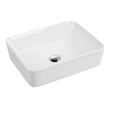 thumbnail image 2 of Marley Over the Counter Vessel Ceramic Basin Sink, Glossy White, 2 of 2