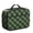Green and Black, variant on Green and Black Checkered Pattern Insulated Lunch Bag Teens,Bento School Lunch Bag for Teens for Work,Picnic or Travel 10.6x7.7x4.3 Inches,12 Can Capacity