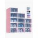 thumbnail image 1 of 2 Pzs Zapatera Caja Apilable Xtellar Plegable Organizador Multiusos, 1 of 4