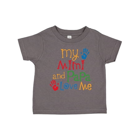

Inktastic Mimi and Papa Love Me Gift Toddler Boy or Toddler Girl T-Shirt