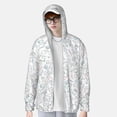 thumbnail image 3 of Pofeuu Household Appliances Print Sun Protection Outdoor Lightweight Full Zip UV Cooling Hoodie Long Sleeve Summer Clothing for Outdoor Hiking-3X-Large, 3 of 5