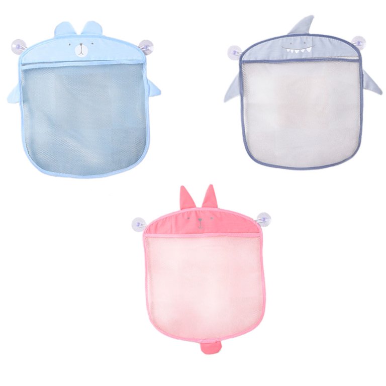 Bath Toys Storage Bag, Bathroom Wall Hanging Storage Mesh Bag