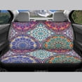 thumbnail image 6 of Pzuqiu Mandala Flower Car Seat Covers Full Set Front and Rear Seat Cover Set Easy to Install Breathable Stretchy Fit for Cars Truck, 6 of 10