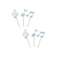 thumbnail image 6 of Pack Of 1 Music Cake Toppers Colorful Eighth Note Cupcake Insert For Themed Parties Paper Food Safe Decoration, 6 of 11