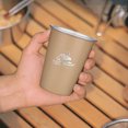 thumbnail image 4 of Copa de campamento Taza de acero inoxidable para acampar 350ml para viajes al aire libre café cerveza bebidas botella de agua JShteea  El nuevo, 4 of 7