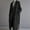Black, variant on Pxiakgy Womens Oversize Lapel Wool Blend Belt Trench Coat Outwear Jacket White S