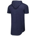 thumbnail image 3 of Men's Majestic Threads Navy Boston Red Sox Tri-Blend Hoodie T-Shirt, 3 of 3