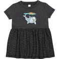 thumbnail image 3 of Inktastic Pizza Shark Girls Baby Dress, 3 of 5