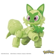 MEGA Pokemon Sprigatito Building Toy Kit, Poseable Action Figure with Poke Ball (27 Pieces) for Kids