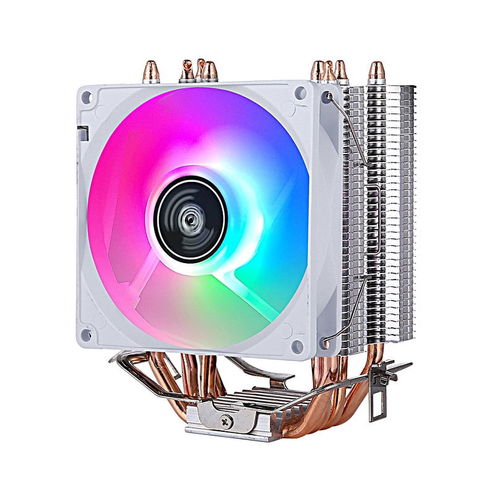 CPU Cooling Fan 4 Heat Pipe Cooler Processor Efficient Air-Cooled 3P/4P Installing LGA775 115x 1200 1700 1356 1366 AMD i3 i5 i7