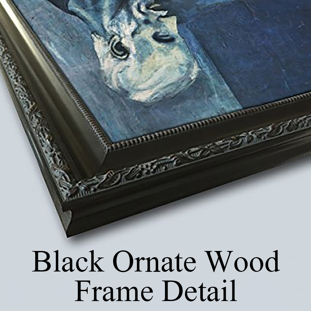 Paul Fischer 24x20 Black Ornate Framed Double Matted Museum Art Print ...