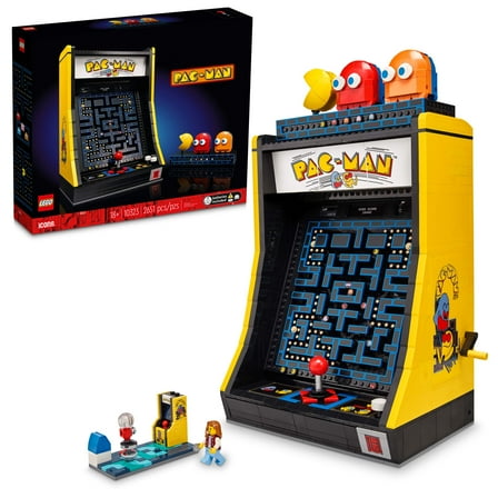 LEGO Icons PAC-MAN Arcade Building Set for Adults - Replica Model of Clasic Video Game - Gift for Men & Women - Display in Office or Room - 10323