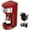 Red, variant on Coffee Maker, Single Serve Coffee Maker Machine 6 to 14 oz With Permanent Filter, Compatible with K Cup Pod & Ground Coffee, Mini Size Green