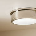 thumbnail image 4 of 52541PN Kichler Lighting Serca - 3 Light Flush Mount In Traditional Style-5.75 Inches Tall and 18 Inches Wide-Polished Nickel Finish, 4 of 10