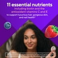 thumbnail image 6 of vitafusion Hair, Skin & Nails Gummy Vitamins, Multivitamin plus Biotin and Antioxidants, 100 Count, 6 of 12