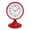 Red, variant on TIMESS Vintage Analog Alarm Clock with Night Light, Silent Non-Ticking Battery Operated Desk Clock for Bedroom Bedside Table, Retro Decorative Quartz Table Clock, Red