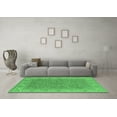thumbnail image 3 of Ahgly Company Indoor Rectangle Oriental Emerald Green Industrial Area Rugs, 6' x 9', 3 of 4