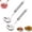 2pcs, variant on Stainless Steel Meatball Maker, Meatball Maker Spoons, Meatball Spoon Manual Meatball Maker Tool with Hole Convenient Storage Design Long Handle Spoon for Kitchen, Bar