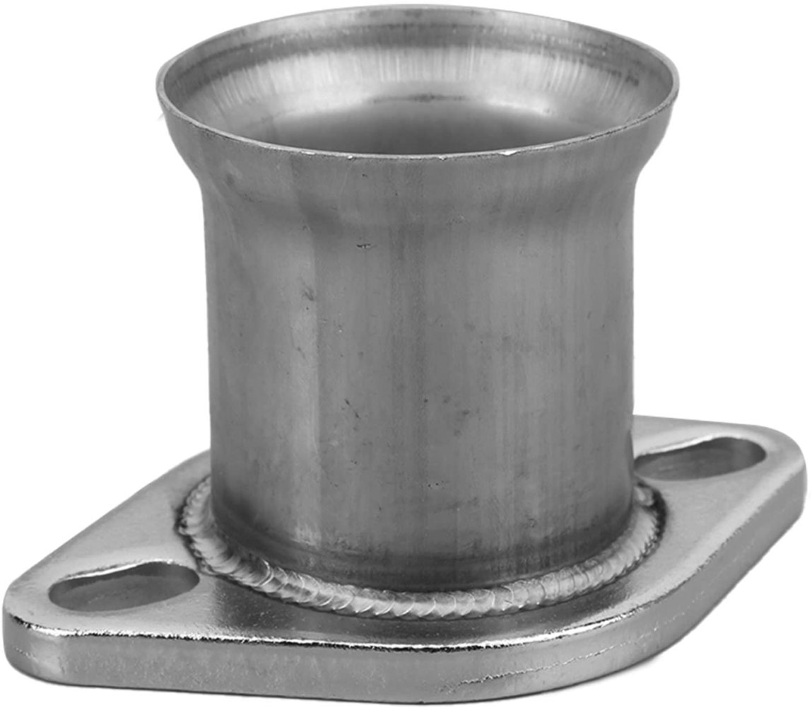 "Turbo Exhaust Flange,2 Bolts Exhaust Flange 3in Stainless Steel Pipe