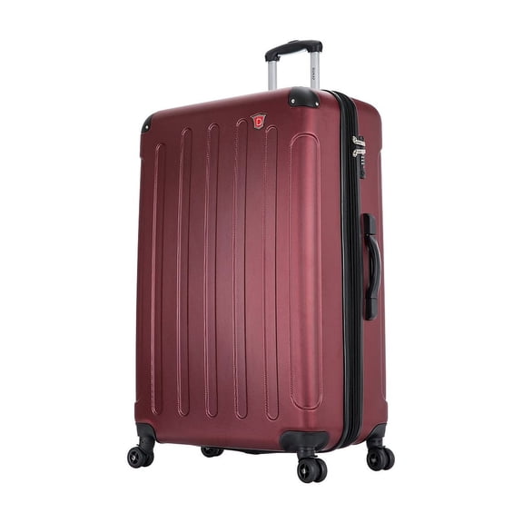 DUKAP INTELY PC/ABS Plastic 4-Wheel Spinner Luggage Wine (DKINT00L-WIN)