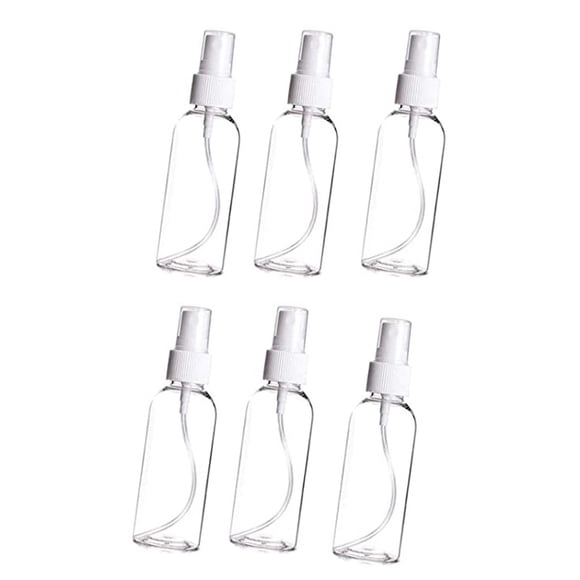 Glass&Bottle 6PCS Transparent Empty Spray Bottle Small Spray Bottle With Sprayer 50ML