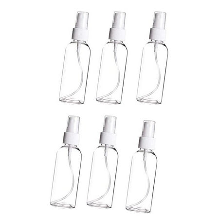 

HZHGAV Glass&Bottle Sprayer with Plastic Bottle Spray Transparent Spray Empty Small 6Pcs Bottle Plastic 50Ml Travel Equipment 6 X Spray Bottle