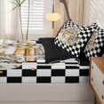 thumbnail image 5 of Homewish Romantic Lipstick Perfume Zipper Twin Comforter Sets with Fitted Sheet and 2 Pillowcases,Fashion High Heels Zipper Bedding Set,Cream,Black Reversible,4pcs, 5 of 8