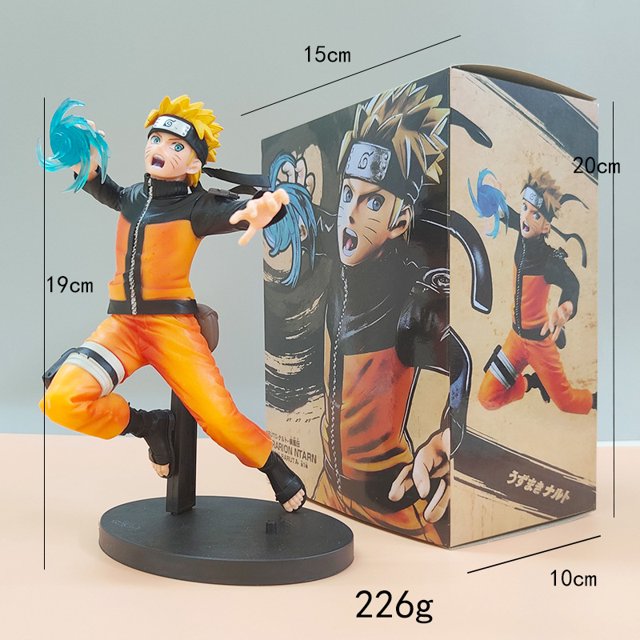 Naruto anime figura adornos Uzumaki Naruto Hatake Kakashi Sasuke Universe Wave Itachi modelo en caja al por mayor