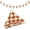 01-orange and White Checkered, variant on Girls Room Decor Hot Pink Checkered Fabric Garland Triangle Banners,Toddler Girl Playroom Nursery Bedroom Wall Decor, Race Car Party Supplies for Baby Shower Birthday,11Ft Bunting Flags