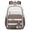 Khaki-White, variant on Girls Backpack,Lightweight Water-Repellent Bookbag for Teenagers Grades 3-9 with Reflective Strips,Trolley Sleeve,Detachable Coin Purse,Travel Daypack,25L