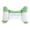 Green, variant on Bunblic Back Support Pillow Bed Pillow Portable Ergonomic Chair Back Pillow Low Back Cushion for Train Flights Home Use Business Trip Green