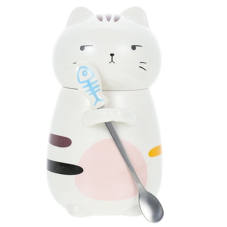 

1 Set Cat Model Water Cup Home Drinking Cup Heat-resistant Ceramic Cup Milk Cup