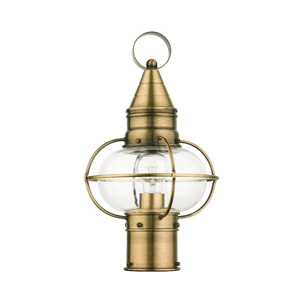 Livex Lighting - Newburyport - 1 Light Outdoor Post Top Lantern in Bohemian