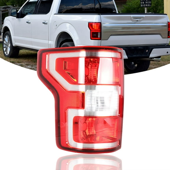 LABLT Rear Brake Tail Light Assembly Replacement for 2018 2019 2020 Ford F150 F-150 Left Driver Side Tail Lamp Included Bulbs JL3Z13405H