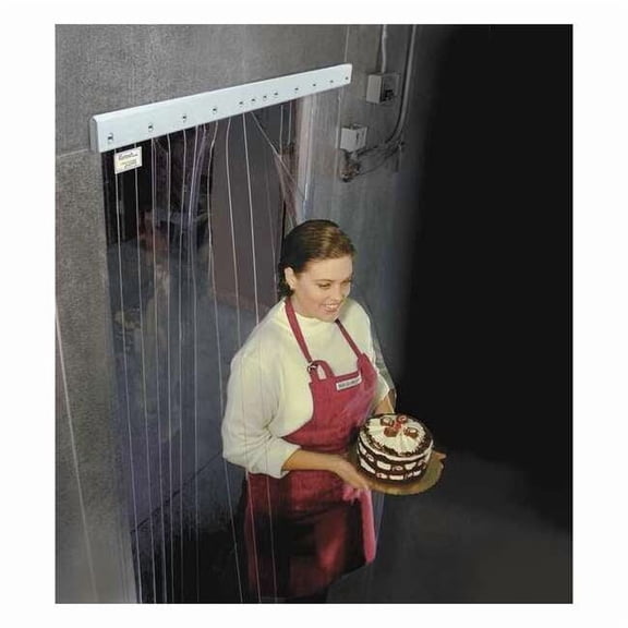 Tmi Cooler/Freezer Strip Door,Rnfrcd,7ftH 999-00211