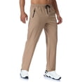 thumbnail image 2 of Pantalones Rapoo Joggers Athletic, ligeros, poliéster, color caqui, talla M, 2 of 6