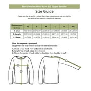 Aran Mens Merino Wool 1/4 Zipper Sweater Irish Traditional Cable Knitted Pullover Made in Ireland
