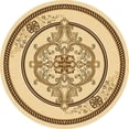 thumbnail image 3 of Glamour Hand Carved Thick Plush Pile Boho Traditional Oriental Floral Area Rug Carpet For Living Room Bedroom (Cream, 3' 9" x 5' 3"), 3 of 11