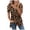 Multicolor, variant on Pntutb Womens Summer Short Sleevesｖ-Neck Zipper Leopard Hollow Out T-Shirt Blouse Tops