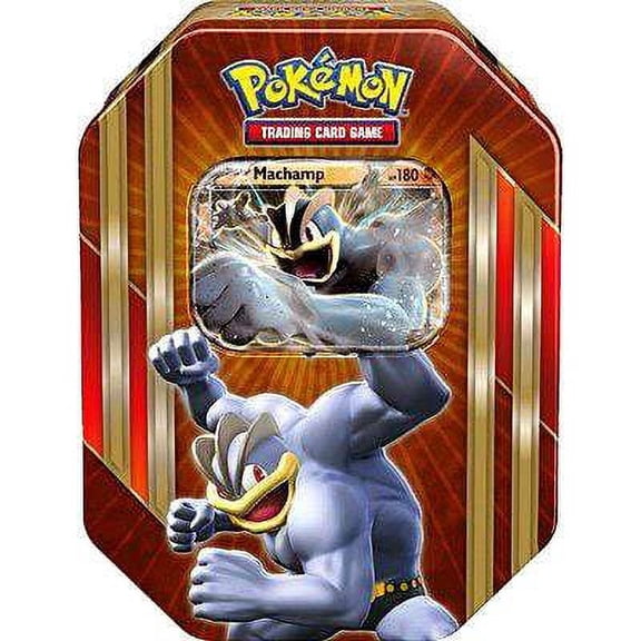 Collectible Pokemon Spring 2016 Machamp-EX Collector Tin