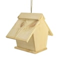 thumbnail image 3 of Home & Garden A-Frame Mason Bee House Wood Bamboo Tubes Pollinate Se1004, 3 of 3