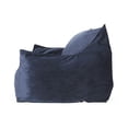 thumbnail image 5 of LiviNest Oversized 2-Seater Bean Bag Chair: 60x40 Inch Velveteen Sofa for Two - Plush Armrests & Machine-Washable Cover for Living Room & Home Theater, 5 of 6