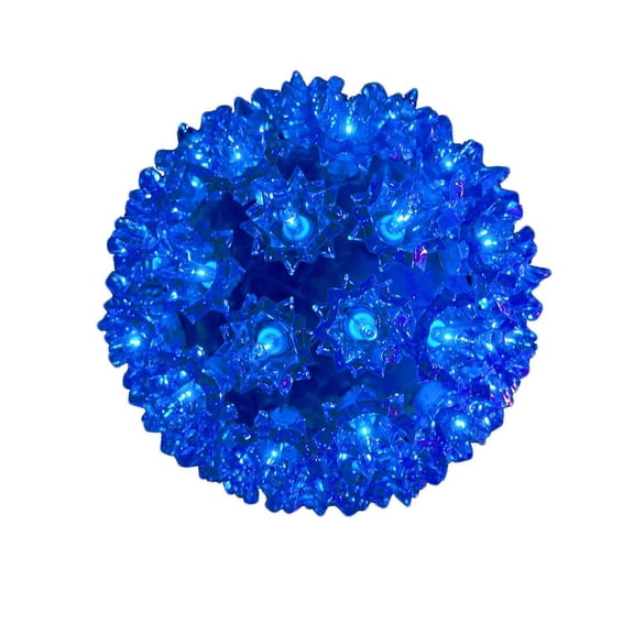 Novelty Lights 50 Light Blue Christmas Incandescent Starlight Sphere, 6" Diameter