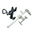 thumbnail image 3 of koolsoo Clamp-on Rod Holder Holder Anti-scratch Heavy Duty Portable Rail Fishing Rod Bracket Support for Bridge Angler Beginner Kayak Clamp with Support, 3 of 8