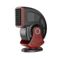 thumbnail image 2 of Chauffage de Voiture Design Humanisé 360 Degrés Rotation Multifonctions Dégivreur Rouge, 2 of 9