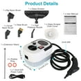 thumbnail image 6 of Zorpupoa 2500W Handheld Steamer Cleaner 2500W Powerful High Temp Steamer Clean Machine for Car Detailing Couch Floor Tile Microwave Mattress Bed Bugs Windows, 6 of 12